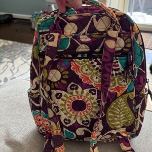 Vera Bradley Multicolor Patterned Backpack